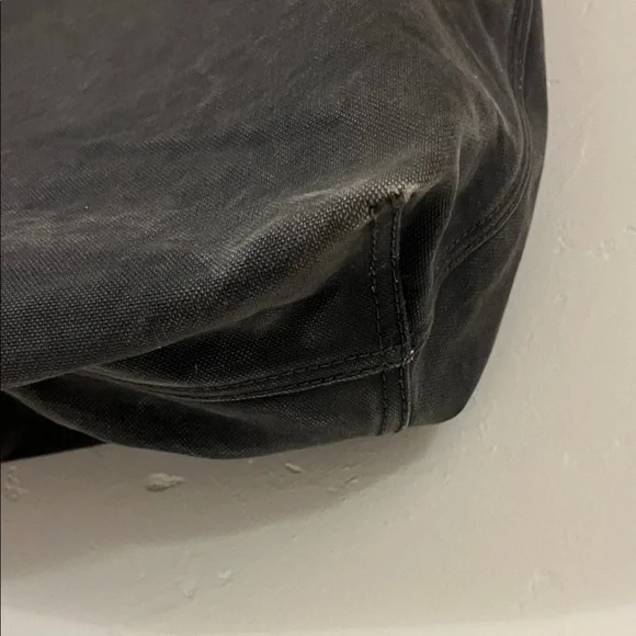 Madewell dark navy Tote with Brown leather Handles - Picture 6 of 16